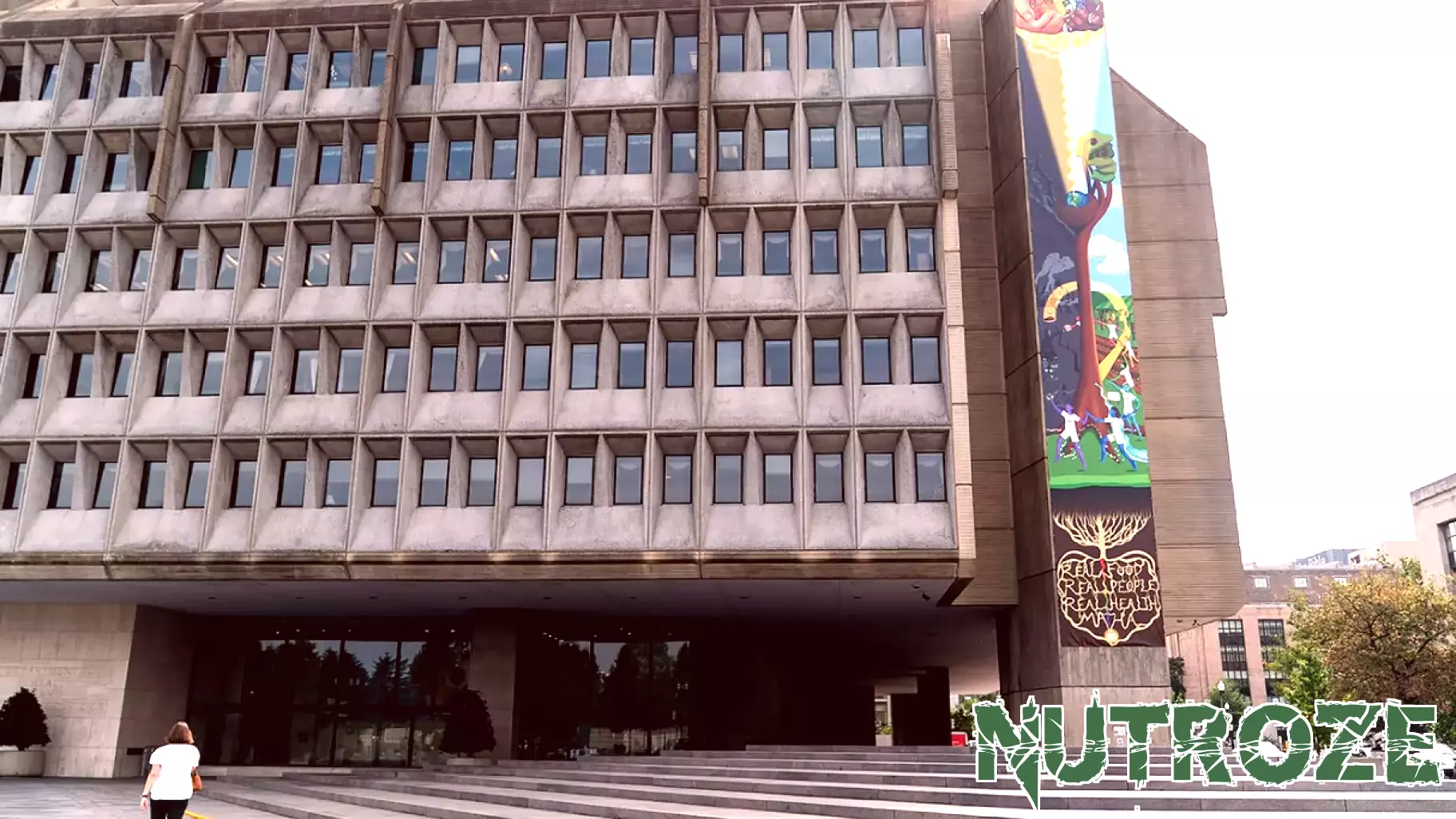 Advocacy Group Criticizes HHS with Projected Messages