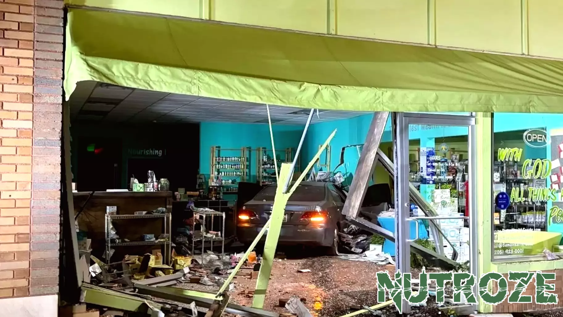 Bama Health Foods plans to keep working after car rams storefront