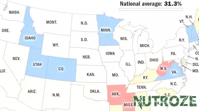 Louisiana's youth obesity rate increased last year, so did it's national ranking. See the data.